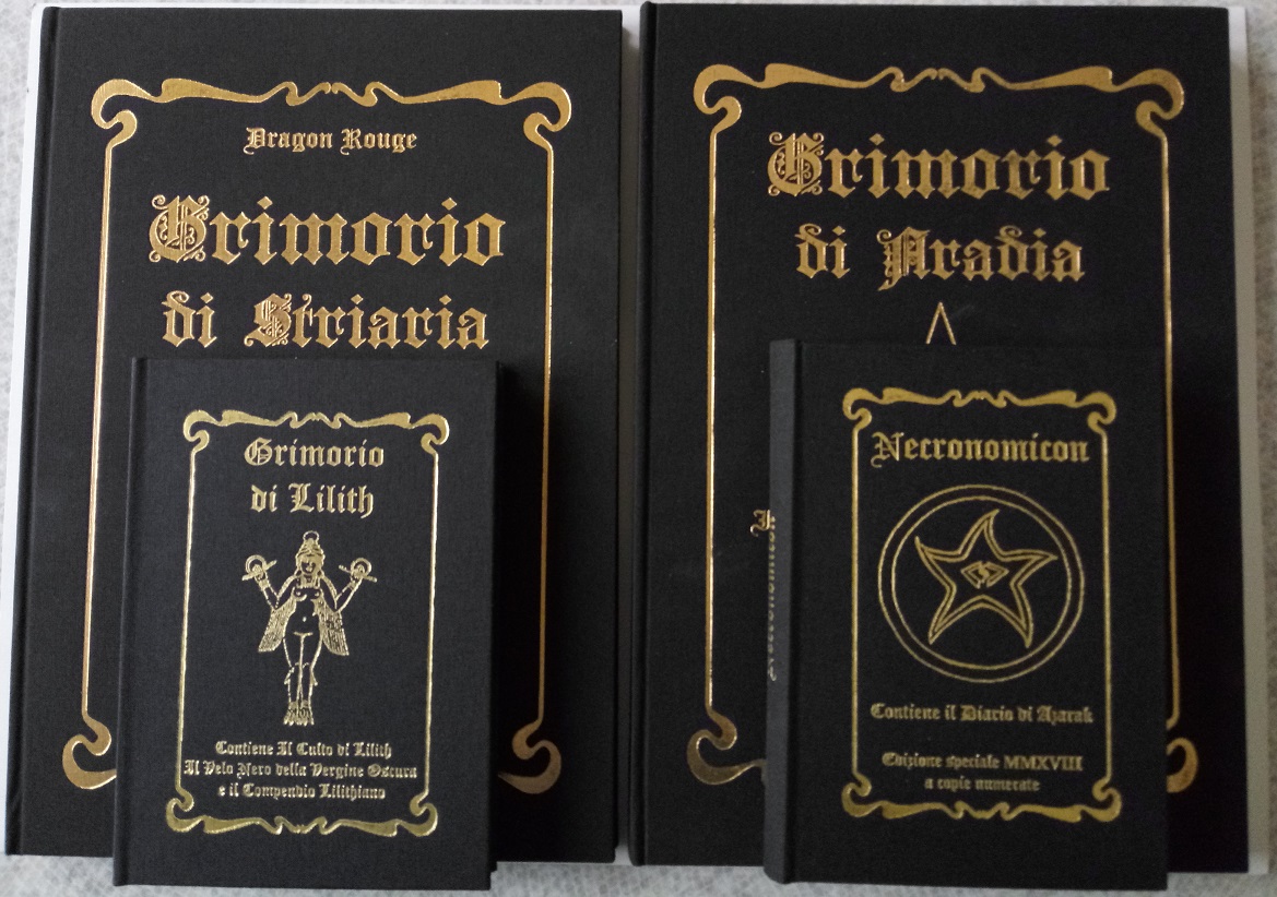 2 Grimorio Stregoneria + Grimorio di Lilith + Necronomicon